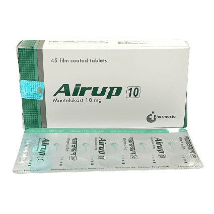 Pack Image: Airup 10 mg Tablet (3 x 15)