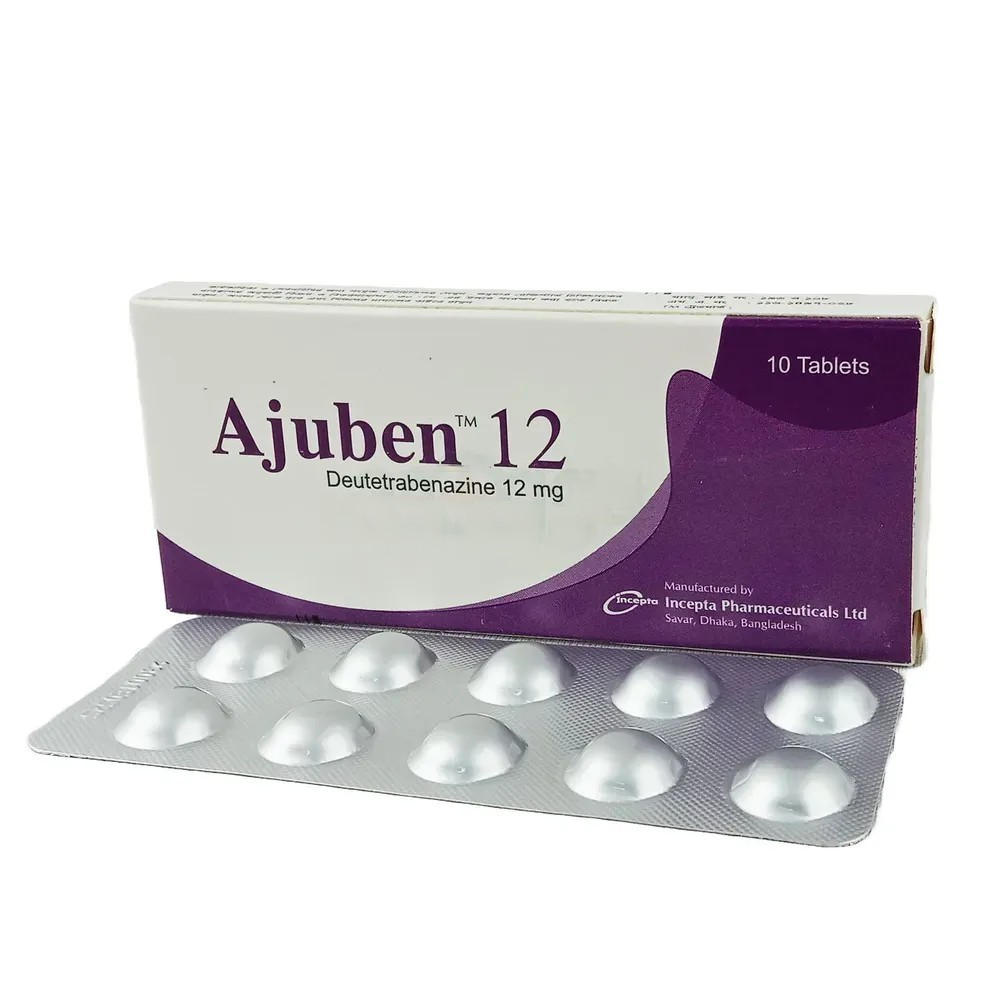 Pack Image: Ajuben 12 mg Tablet (1 x 10)