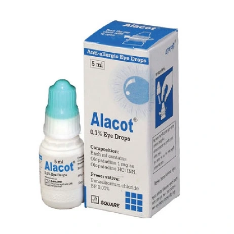 Pack Image: Alacot 0.1% Eye Drop (5 ml drop)
