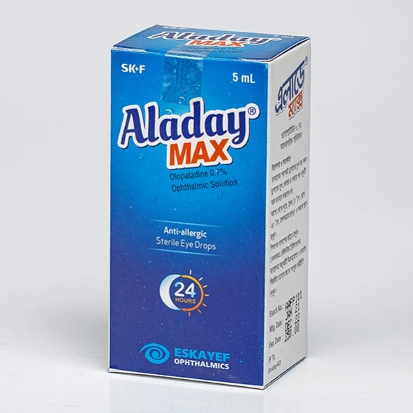 Pack Image: Aladay Max 0.7% Eye Drop (5 ml drop)