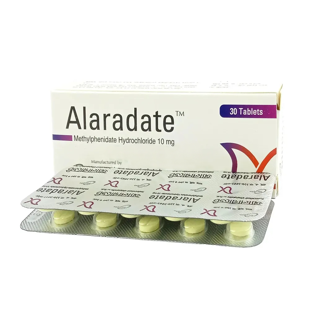 Pack Image: Alaradate 10 mg Tablet (3 x 10)