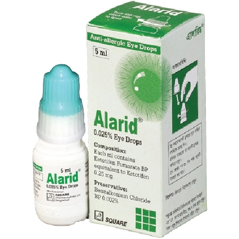 Pack Image: Alarid 0.025% Eye Drop (5 ml drop)