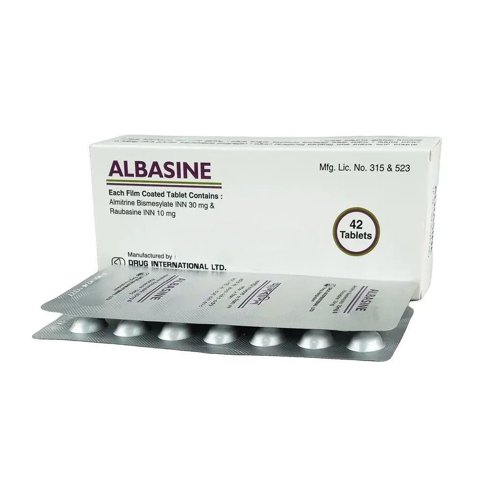 Pack Image: Albasine 30 mg Tablet (3 x 14)