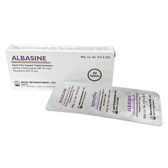 Pack Image: Albasine 30 mg Tablet (3 x 14)