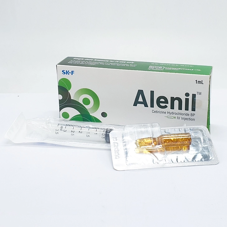 Pack Image: Alenil 10 mg Injection (1 ml ampoule)