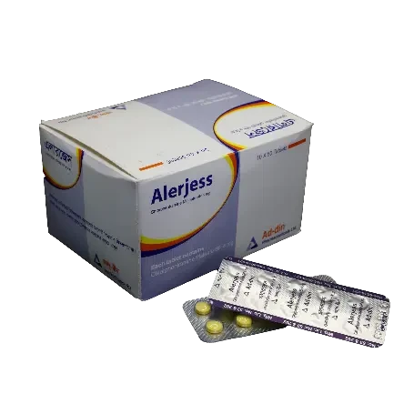 Pack Image: Alerjess 4 mg Tablet (50 x 10)