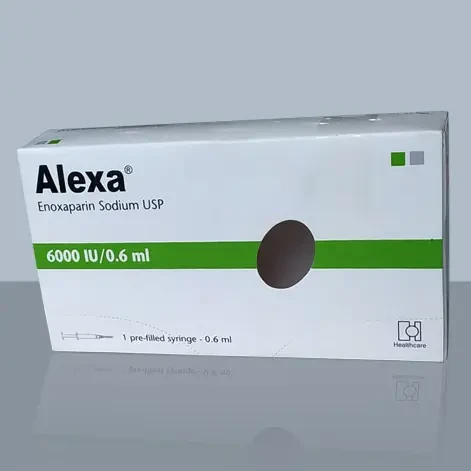 Pack Image: Alexa 6000 Anti-Xa Injection (0.6 ml pre-filled syringe)