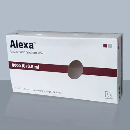 Pack Image: Alexa 8000 Anti-Xa Injection (0.8 ml pre-filled syringe)