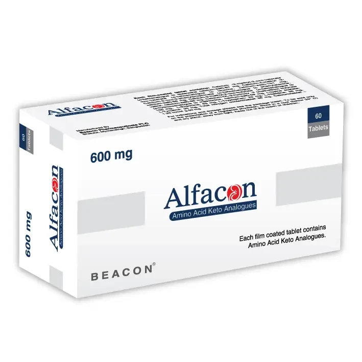 Pack Image: Alfacon 600 mg Tablet (6 x 10)
