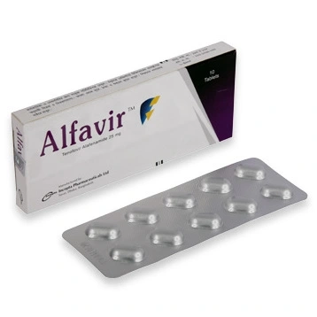 Pack Image: Alfavir 25 mg Tablet (2 x 10)