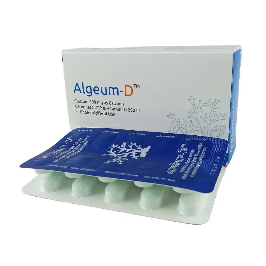 Pack Image: Algeum-D 500 mg Tablet (3 x 10)