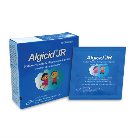 Pack Image: Algicid JR (225 mg Suspension (Each sachet)