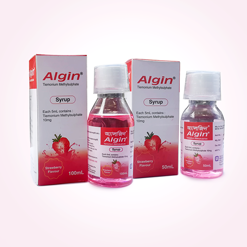 Pack Image: Algin 10 mg Syrup (50 ml bottle)