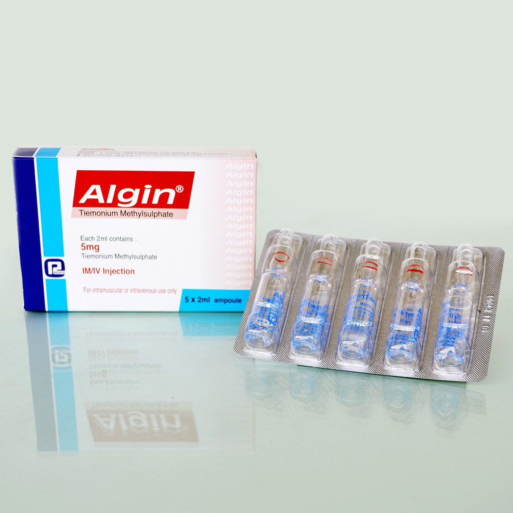 Pack Image: Algin 5 mg Injection (2 ml ampoule)