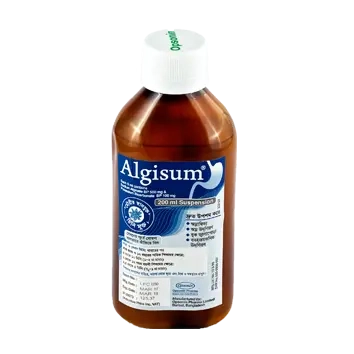 Pack Image: Algisum (500 mg Suspension (200 ml bottle)
