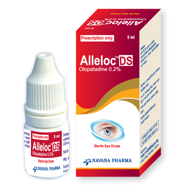 Pack Image: Alleloc DS 0.2% Eye Drop (5 ml drop)