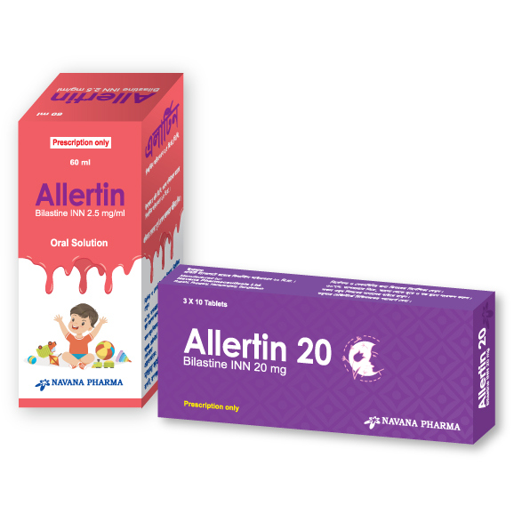 Pack Image: Allertin 12.5 mg Oral Solution (60 ml bottle)