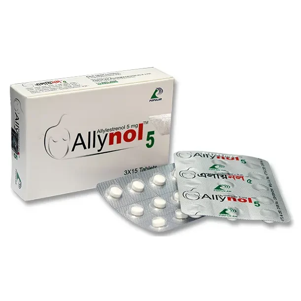 Pack Image: Allynol 5 mg Tablet (3 x 15)