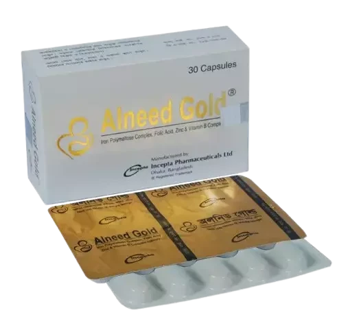 Pack Image: Alneed Gold Capsule (5 x 10)