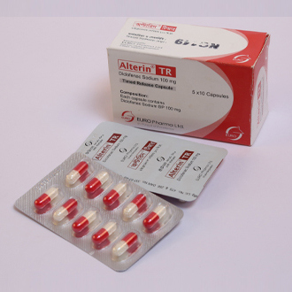Pack Image: Alterin TR 100 mg Capsule (5 x 10)