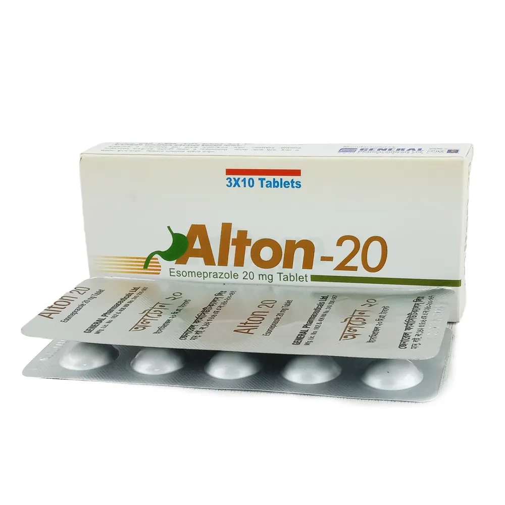 Pack Image: Alton 20 mg Tablet (3 x 10)