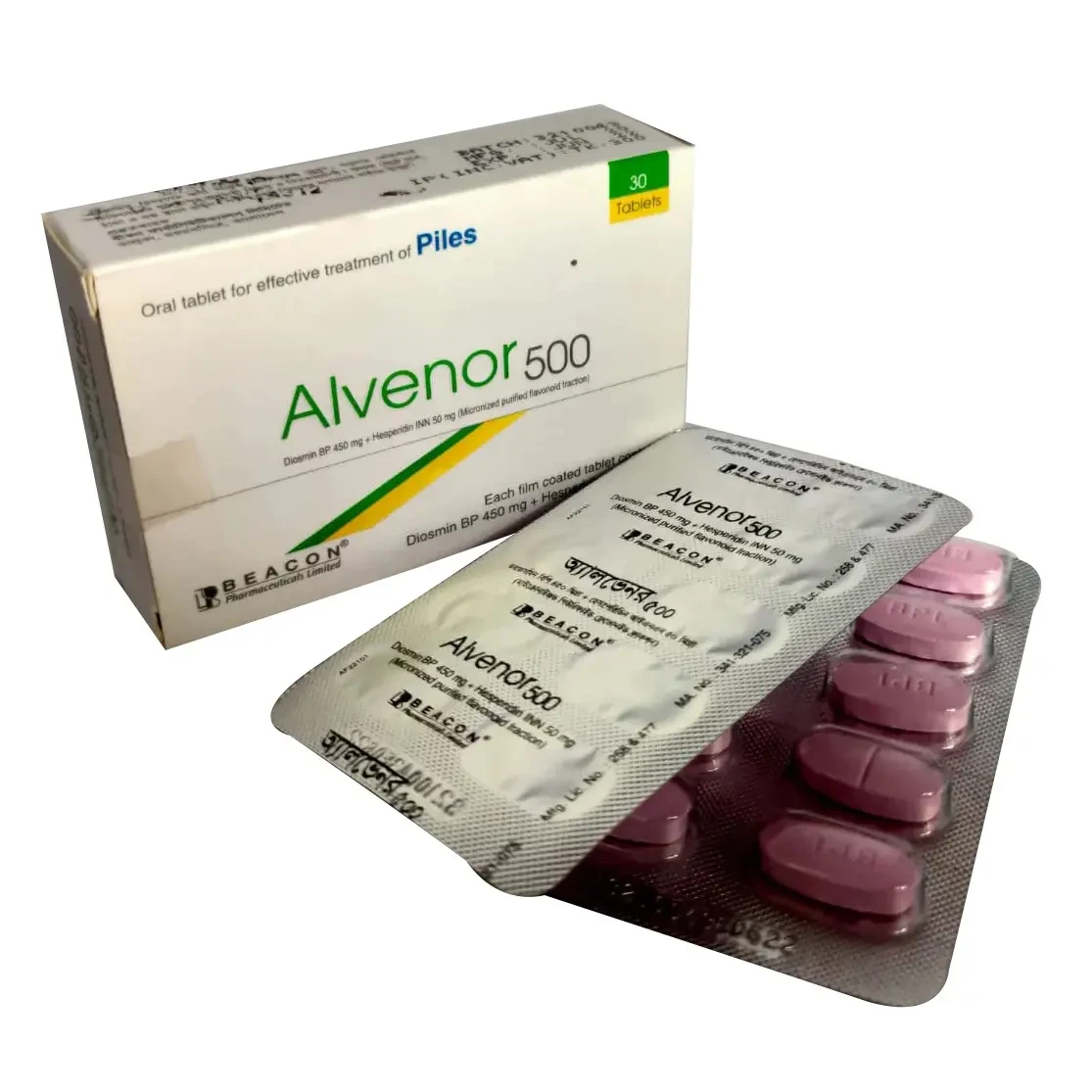 Pack Image: Alvenor 450 mg Tablet (3 x 10)
