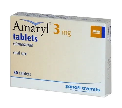 Pack Image: Amaryl 3 mg Tablet (2 x 15)