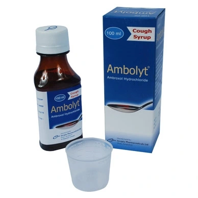Pack Image: Ambolyt 15 mg Syrup (100 ml botttle)