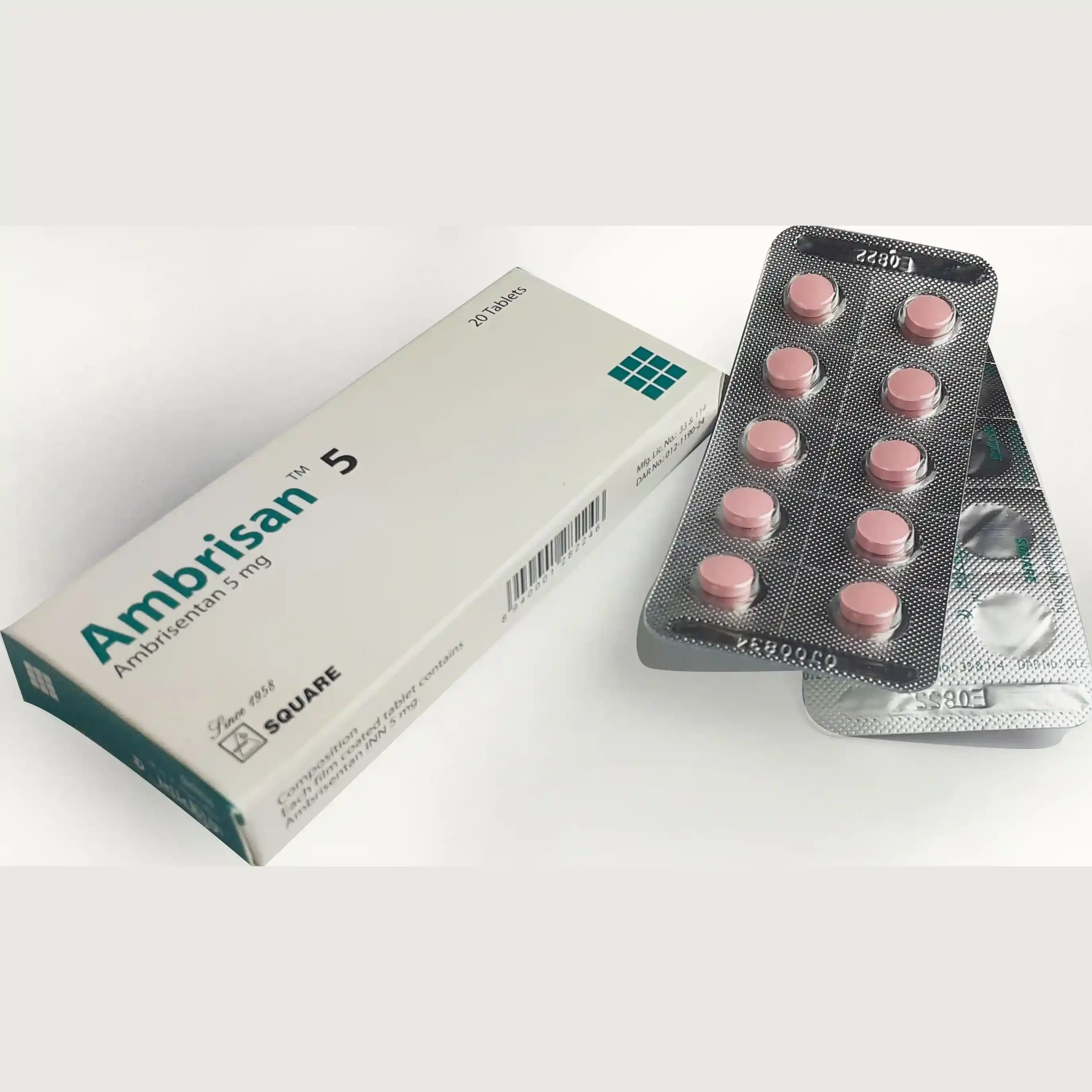 Pack Image: Ambrisan 5 mg Tablet (2 x 10)