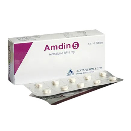 Pack Image: Amdin 5 mg Tablet (5 x 10)