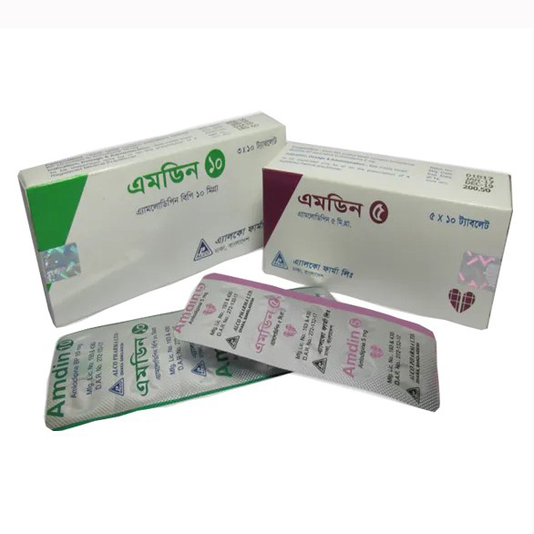 Pack Image: Amdin 10 mg Tablet (3 x 10)