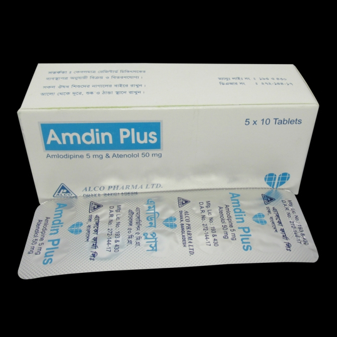 Pack Image: Amdin Plus 5 mg Tablet (5 x 10)