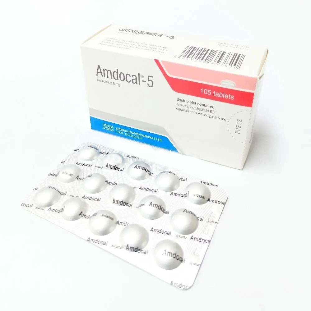Pack Image: Amdocal 5 mg Tablet (7 x 15)