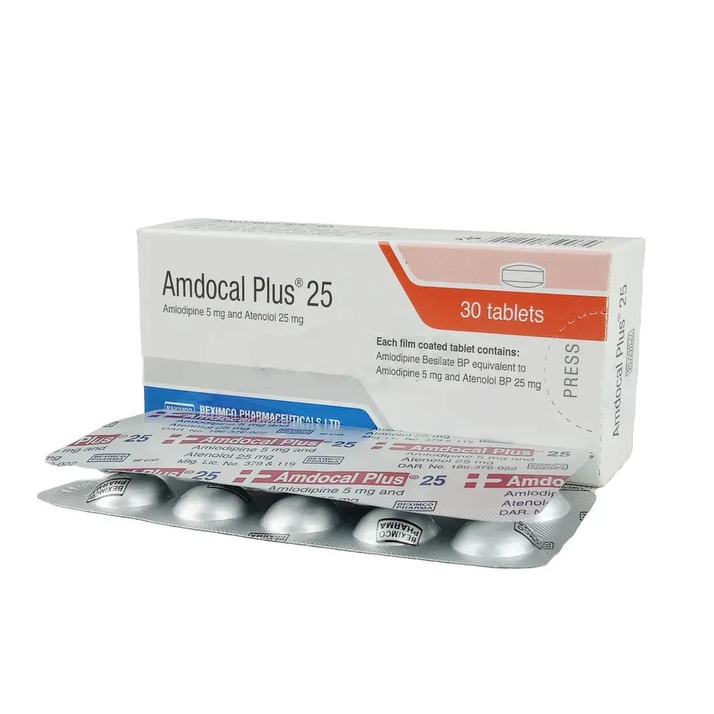 Pack Image: Amdocal Plus 5 mg Tablet (3 x 10)