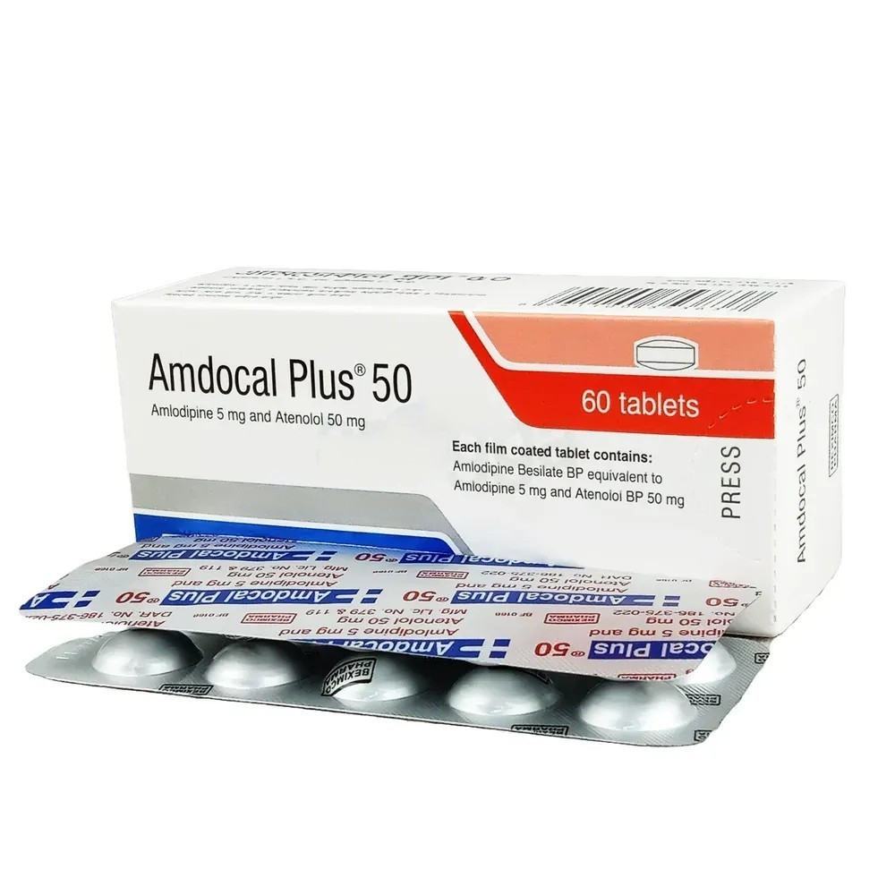 Pack Image: Amdocal Plus 5 mg Tablet (6 x 10)