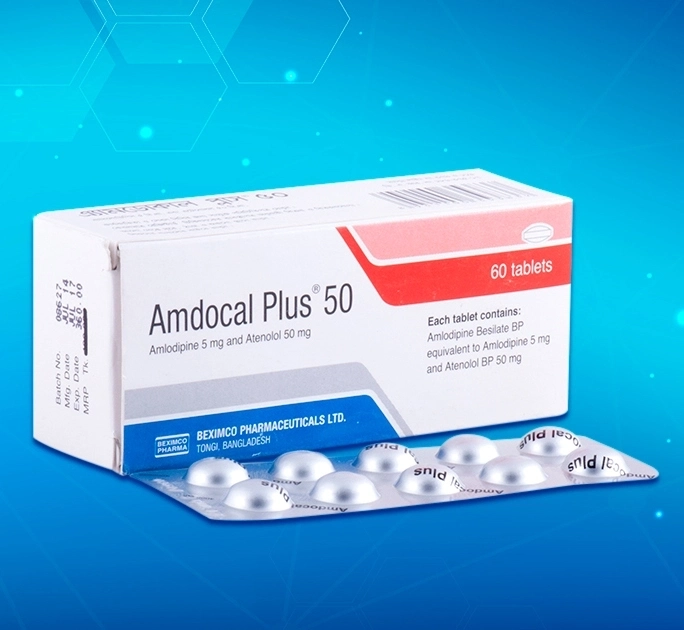 Pack Image: Amdocal Plus 5 mg Tablet (6 x 10)