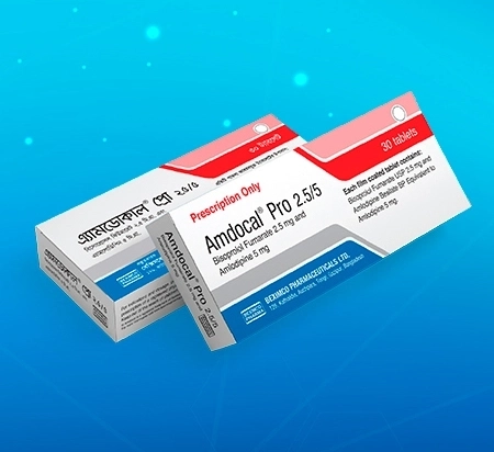 Pack Image: Amdocal Pro 2.5 mg Tablet (3 x 10)