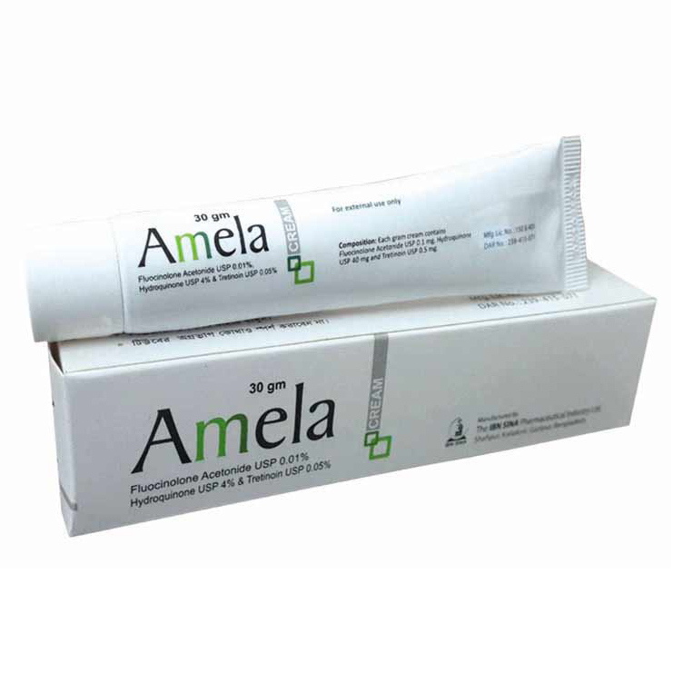 Pack Image: Amela 0.01% 4% Cream (30 gm tube)