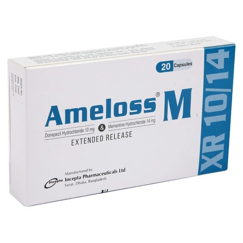 Pack Image: Ameloss M 14 mg Capsule (2 x 10)