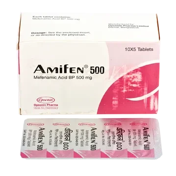Pack Image: Amifen 500 mg Tablet (5 x 10)