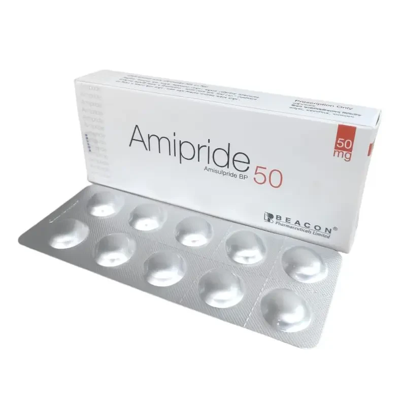 Pack Image: Amipride 50 mg Tablet (3 x 10)