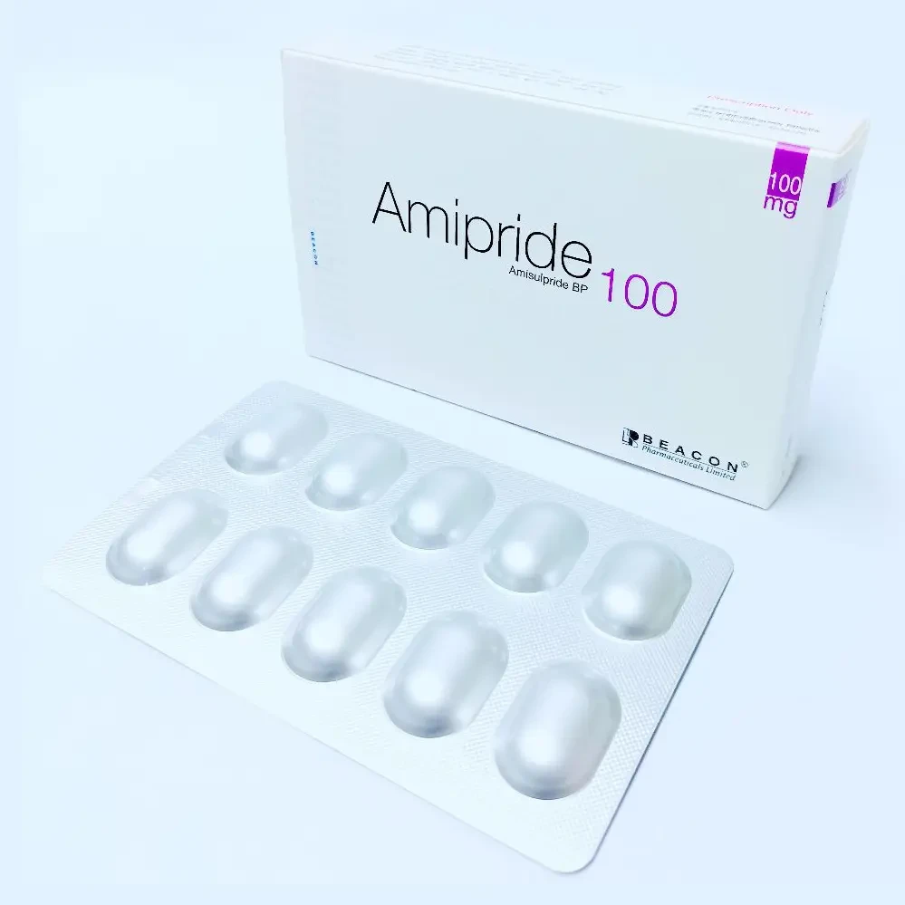 Pack Image: Amipride 100 mg Tablet (2 x 10)