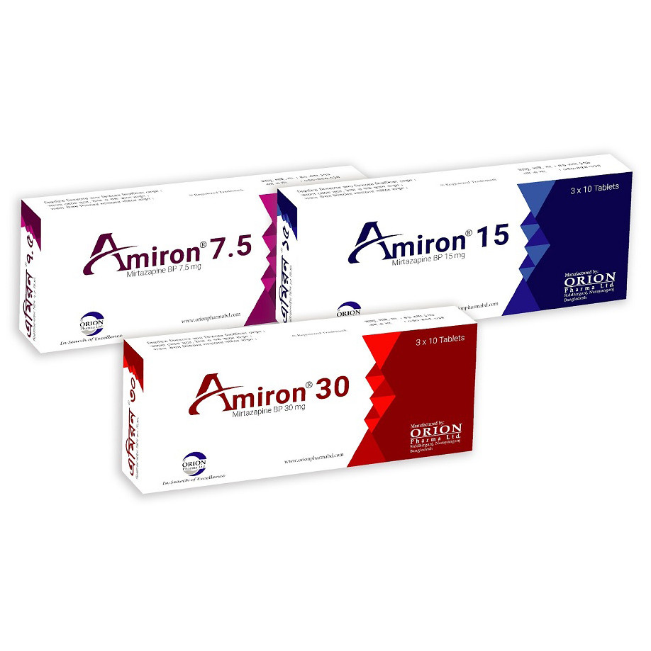 Pack Image: Amiron 7.5 mg Tablet (3 x 10)