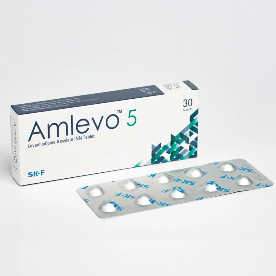 Pack Image: Amlevo 5 mg Tablet (3 x 10)
