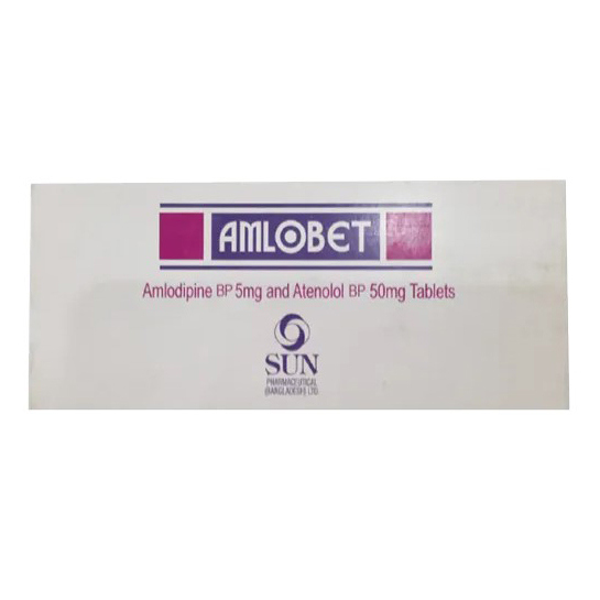 Pack Image: Amlobet 5 mg Tablet (5 x 10)