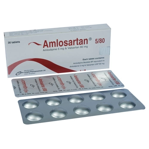 Pack Image: Amlosartan 5 mg Tablet (3 x 10)