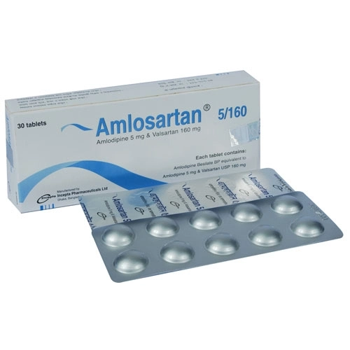 Pack Image: Amlosartan 5 mg Tablet (3 x 10)