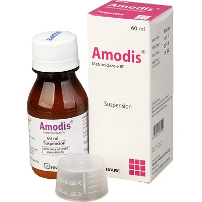 Pack Image: Amodis 200 mg Suspension (60 ml bottle)