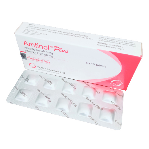 Pack Image: Amtinol Plus 5 mg Tablet (5 x 10)