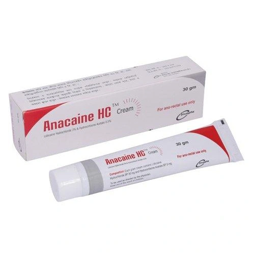 Pack Image: Anacaine HC (5 mg Cream (30 gm tube)